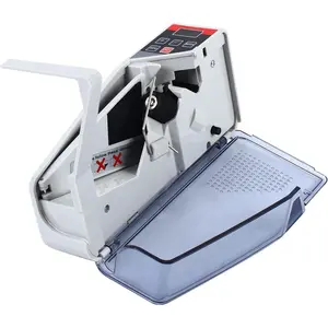 Portable Money Counter Machine,Mini Bill Cash Banknote Counter - LED Display & Batch Function,600pcs/min