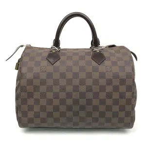 Pre-owned Louis Vuitton Canvas Tote Bags Damier Ebene Speedy 30 Boston Bag BF0061