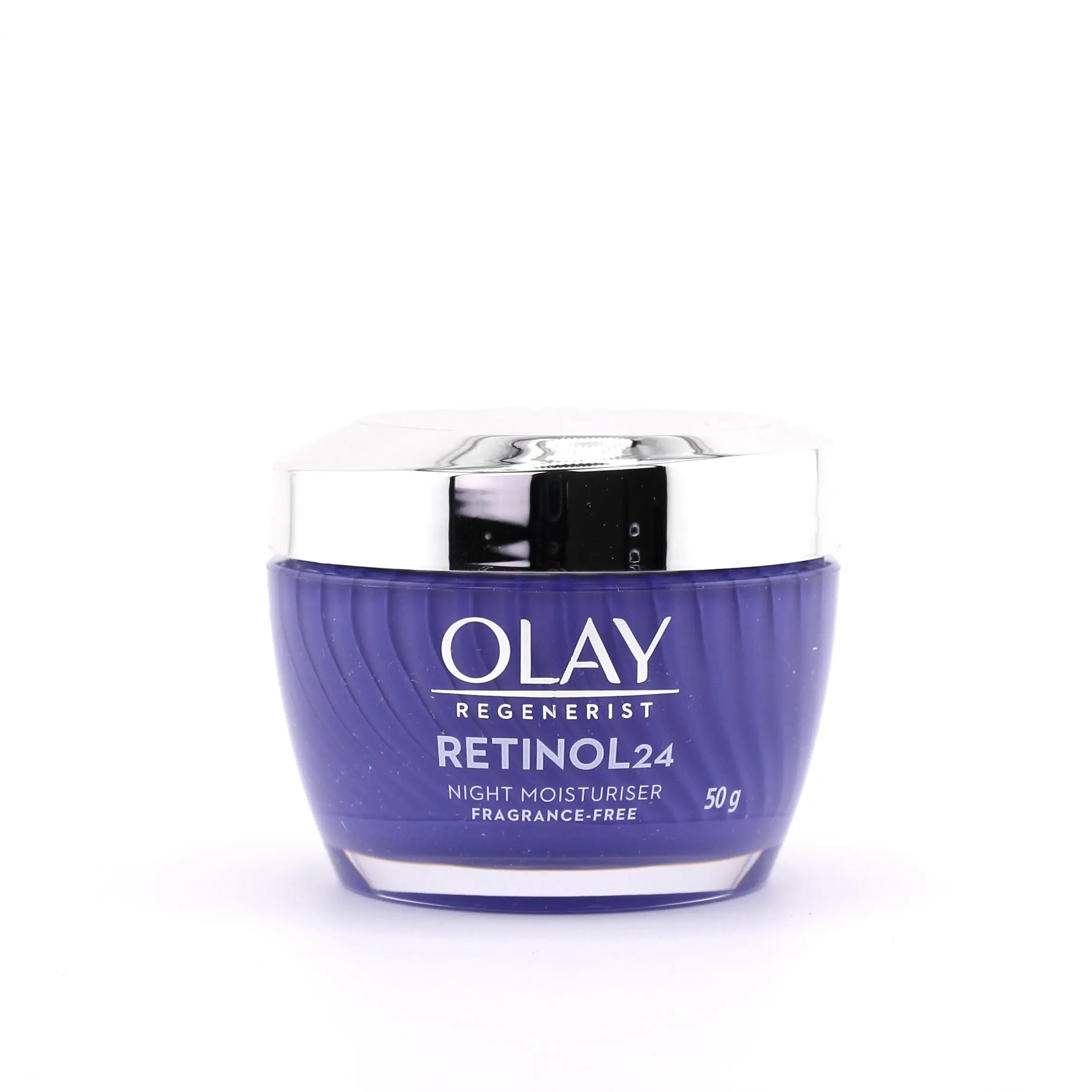 OLAY Regenerist Retinol24 Night Cream 50g - Alcohol-Free Hydrating Moisturizer with Retinol, Niacinamide, Hyaluronic Acid, Cream Form, Suitable for All Skin Types