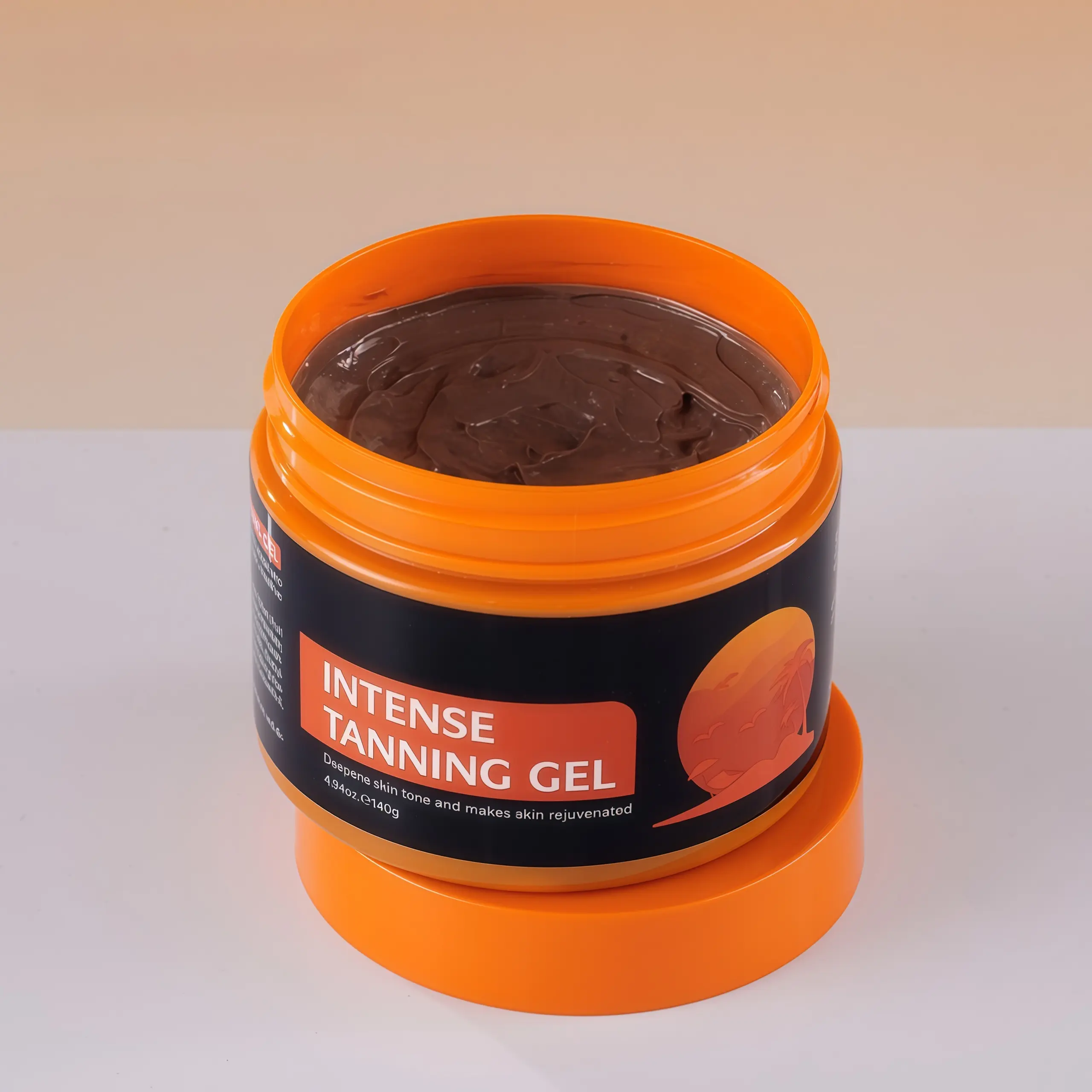 Intensive Tanning Gel | Travel Size Browning Tan Accelerator | Non-Greasy Water-Resistant with Carrot & Coconut Oil | Vitamin A&E for Moisture & Hydration | Carrot