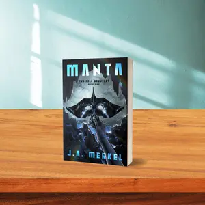 The Fall Gauntlet: MANTA - SIGNED (Book 5) A Sci-Fi Fantasy Adventure Series, Includes Themed Stickers