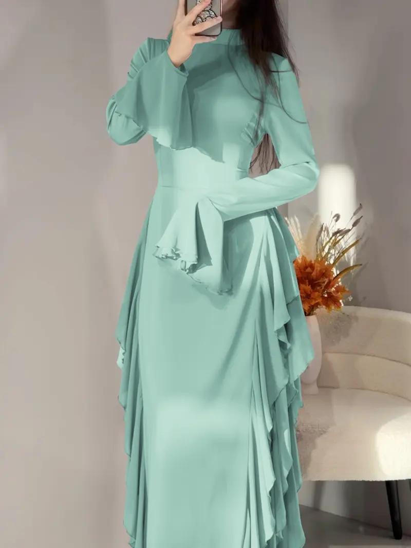 Green long sleeve formal dress - TikTok Shop Green long sleeve formal dress - TikTok Shop