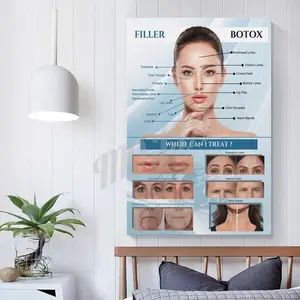 Home Decor Spirit Botox Filler Injection Poster for Reducing Wrinkles And Fine Lines - Canvas Wall Art: 18x24inch, Unframed - Bedroom, Living Room Decor