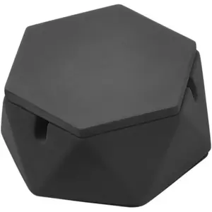 Concrete Ashtray with Lid & Stainless Steel Ashtrays, Cement Ash Tray Smoking Holder Indoor Smokeless Outdoor Windproof Patio Home Office Cool Decor(Dark Grey, Small)