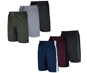 6-Pack: Men's Fleece Casual Lounge Shorts with Pockets (S-5XL)