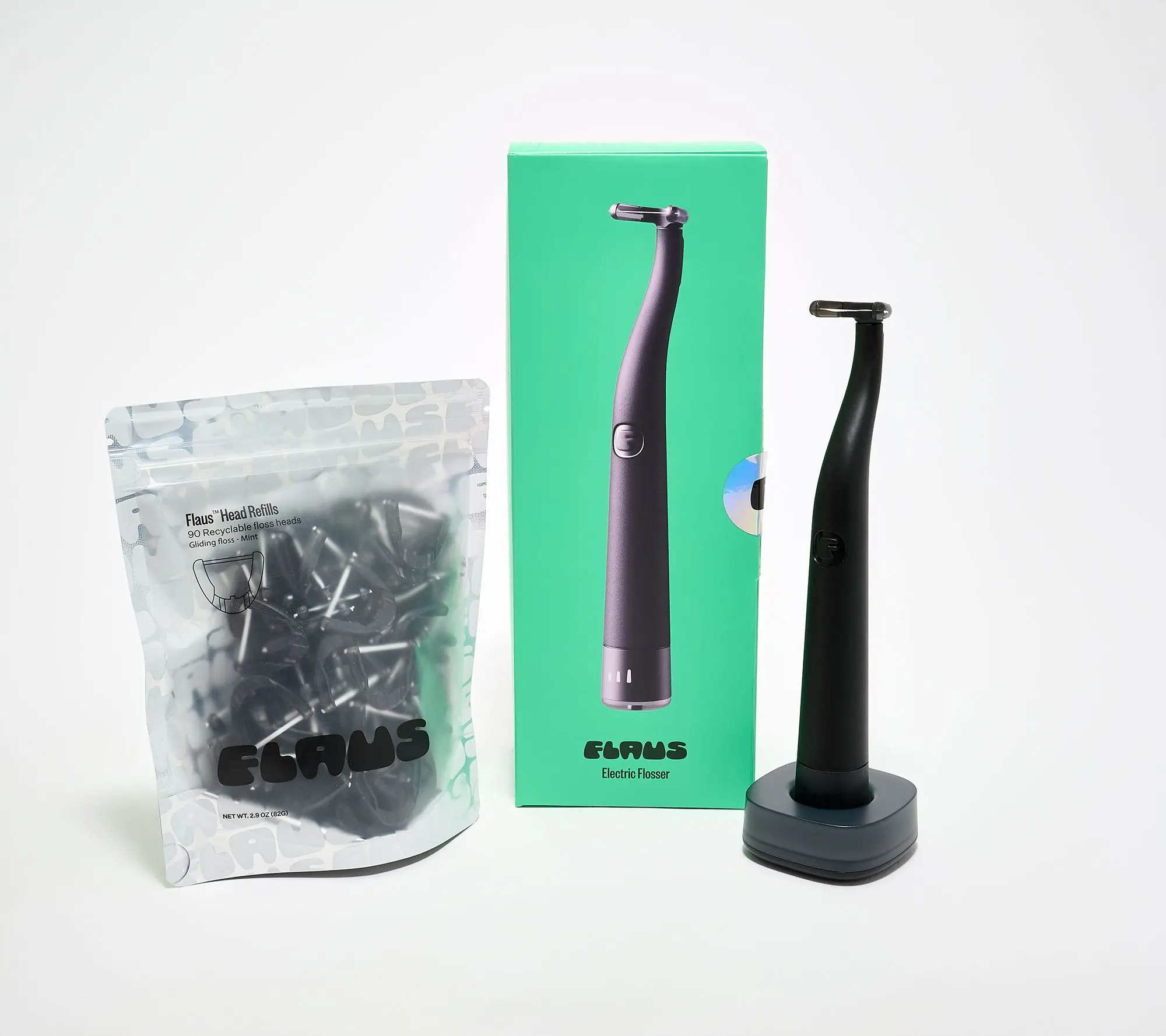 Flaus Electric Flosser with 135 Mint Floss Refills Flaus Electric Flosser with 135 Mint Floss Refills