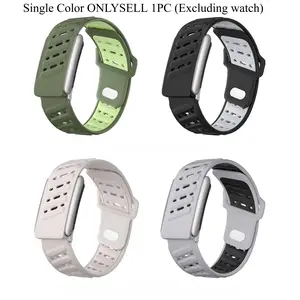 Men's and Women's Breathable Silicone Sports and Leisure Models 5.0 Wristband Strap Suitable for Whoop 5.0 Smart Wristband Watch Accessories Wristband Wearing, Smartwatch Strap, Smart Watch Straps