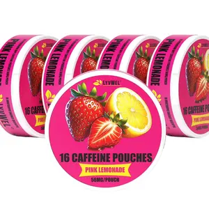 LyvWel Energy Pouches (5 Pack) (56mg fuel/pouch) energy Decky + lip pillow+ pre-workout+caffeine pouches +nootropics+coffee+energy pouches+upper decky