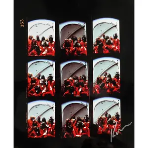 SLIPKNOT HANDPRINTED DARKROOM PROOF SHEET FROM NEGATIVE #1 (LAST 4 AVAILABLE!) 10x12 GLOSSY SIGNED BY DEAN KARR