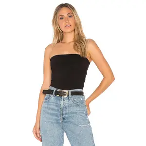 Susana Monaco Strapless Tube Top in Black