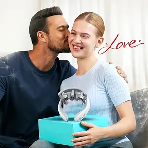 New Neck Massager - Portable Smart Cervical Massage Device - Neck Vibration Hot Compress Device