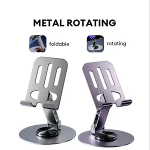 Metal Desktop Computer Phone Stand, Foldable Portable Adjustable Tablet Holder, Charging Base, Durable Universal Mobile Phone Stand, Universal Smartphone Holder