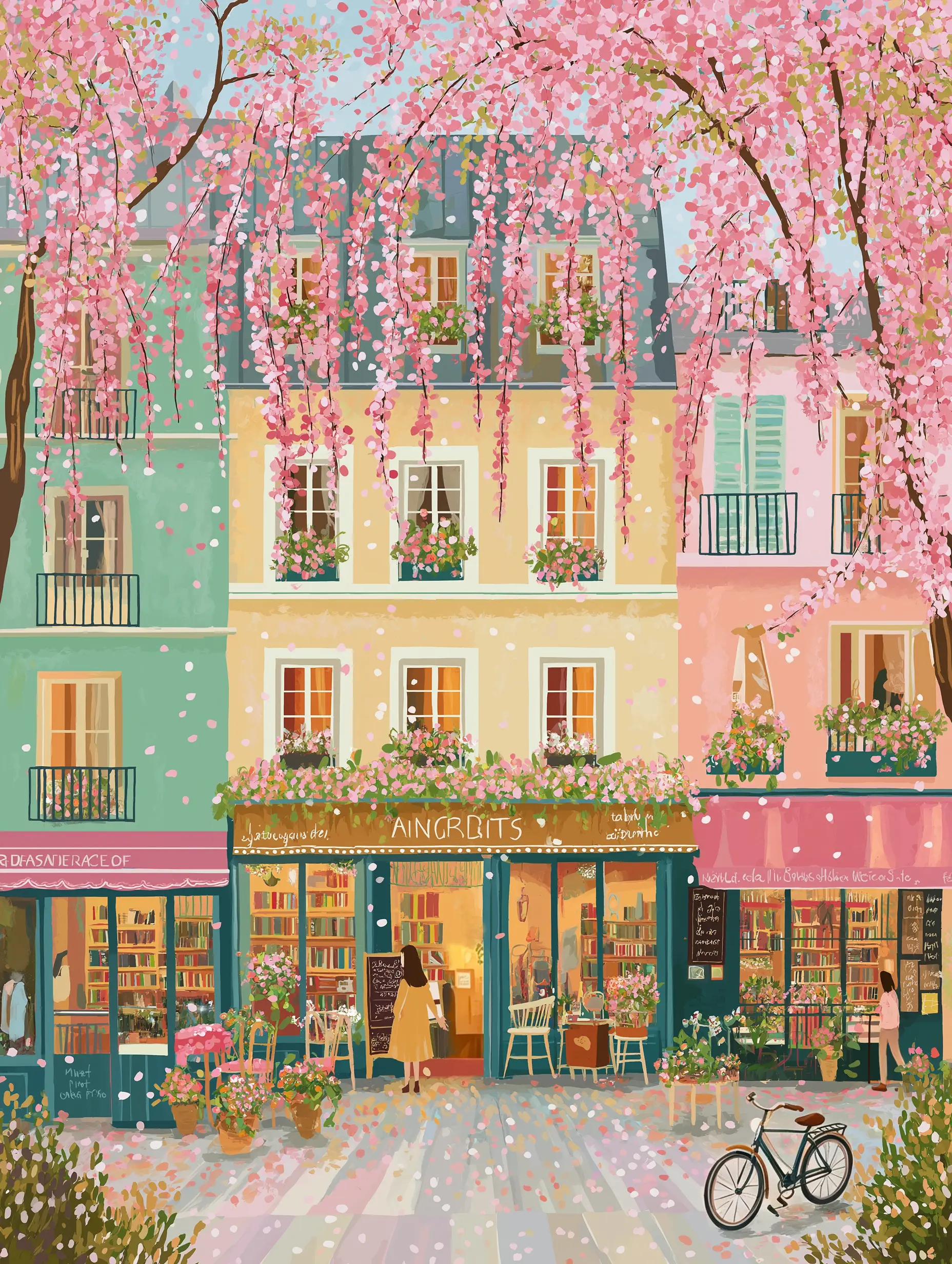 1000 Piece Jigsaw Puzzle for Adults | Premium Thick Cardboard | Challenging & Relaxing Family Game | Beautiful Home Decor & Gift | Paris Street Scene | French Floral Alley