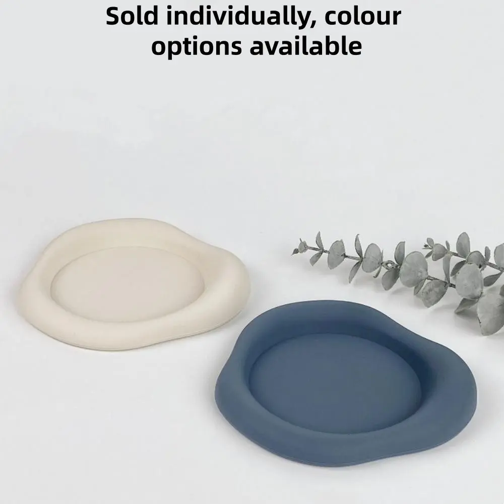 Silicone Cloud Shaped Coaster, 1 Count Modern Irregular Design Heat Resistant Mug Mat, Cup Coasters, Non-slip Washable Coasters for Drinks for Home and Office, Kitchen Coasters