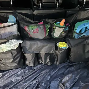 Car Trunk Storage Bag, Multifunctional Car Rear Seat Back Storage Hanging Bag, Car Trunk Sorting and Storage Bag, Car Interior Accessories, Boujee Car Accessories