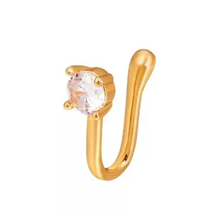 Diamond Fake Cuff Nose Ring