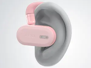 TOZO Open Buds Bluetooth Earbuds Pink In-Ear Dual-Axis Design Multi-Angle Adjustment Stable Bluetooth 5.3 Calls Comfortable Lightweight Fit