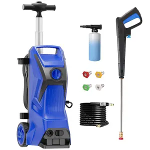 4200 PSI Electric Pressure Washer 2.0 GPM Power Washer with 4 Quick Connect Nozzles, High Pressure Cleaning Machine with Foam Cannon for outdoor,driveway,car,yard,patio,furniture,porch,farm equipment