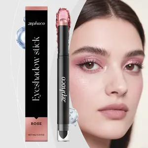 Zephoco Champagne Gold Dual-Ended Makeup Stick✨Blush Glow Radiant 3D Shine Beginner Friendly Multi-Use