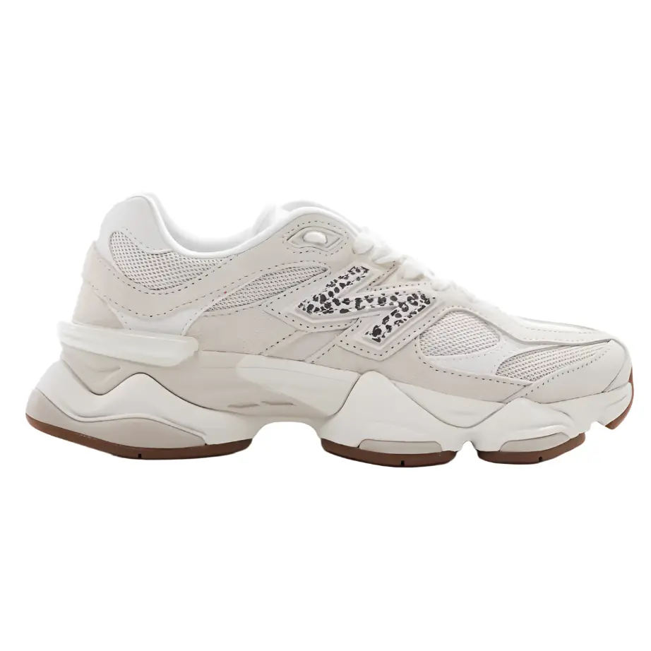 New Balance 9060 Beige Leopard Print U9060ASP Unisex Trending Shoe - 100% Authentic, Stylish Design, Daily Comfort, US W 5.5 Walking Sports Casual Trainers, Walking Shoes, Sports Shoes