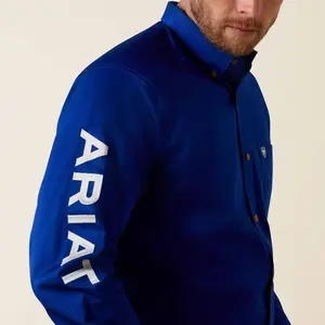 Ariat Team Logo Classic Fit Shirt EXTRA SMALL - Plain Design for Everyday Wear & Casual Occasions SKU 10017497