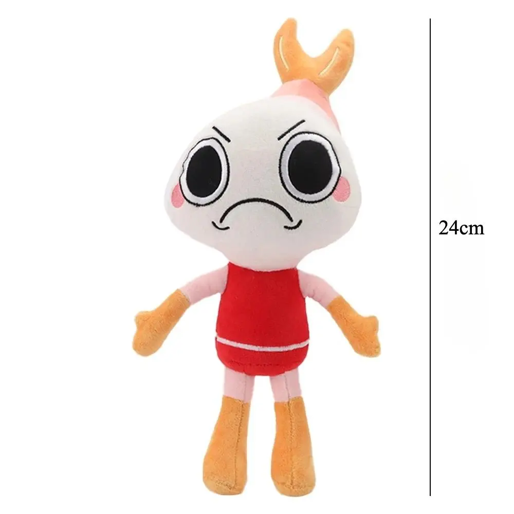24cm Plush Shrimpo Plush Toys Game Peripheral Figure Doll Birthday Gifts Toys for Kids Room Decoration