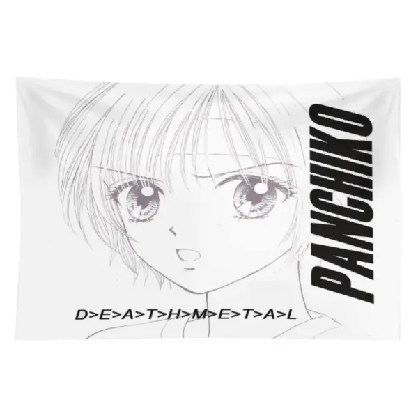Tapestry Panchiko DEATHMETAL Tapestry for Bedroom, College Dorm and Home Decor 60"x40", Funny Meme Wall Tapestries for Boy Girl Birthday Gifts summerwins fun room
