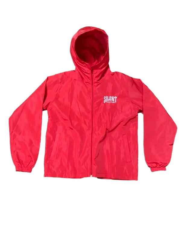 SS25 RED WINDBREAKER JACKET
