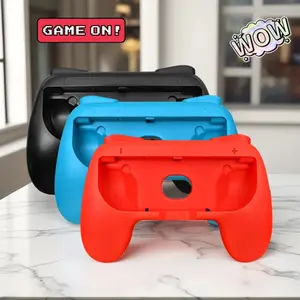 Ergonomic Anti-Slip Switch Controller Grip, Precise Fit for Joy-Con, Quick-Install Design, No Button Interference, Portable Compact, Suitable for 4 Players