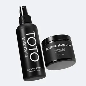 TOTO ESSENTIALS Texture & hold duo: Texture Clay & Sea Salt Spray Bundle