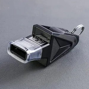 Portable Whistle with Lanyard, 1 Count Professional Training Whistle, Emergency Whistle, Outdoor Sports Whistle for Coach, Referee and Official