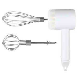 Wireless Rechargeable Electric Egg Beater Mini Household Automatic Cream Whisk Handheld Baking Mixer for Cake Dessert Making