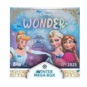 (1) 2025 Topps Disney Wonder Winter Mega 15-Pack Box. Trading Cards.