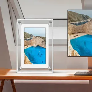 5-inch Acrylic Digital Photo Frame Decoration | large digital picture frame for wall Transparent