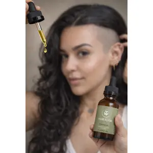 Hair Elixir Crece tu cabello Niacinamide Lecithin Seed Oil Cocos nucifera Jasminum Leaf Oil Tea Tree Oil Lavandula Angustifolia