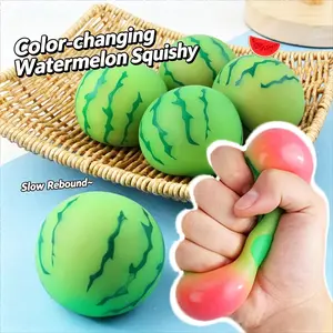 Soft Slow-Return Stress Relief Toy, Realistic Watermelon Design, Perfect for Relaxation, Durable and Safe Material, Ideal Gift Choice, Slow Return Stress Ball, Squishy Stress Balls