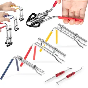 Upgraded 3Pcs Hydraulic Cylinder Seal Installation Tool Kit –Professional Rod Seal Installer with Multi-Size Twistor Tools for 0.87''-6.49'' Rods, Ideal for Car,Boat Repairs, Includes Pick & Hook Set