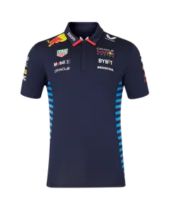 Red Bull Racing F1 Men's Team Polo Shirt- Navy