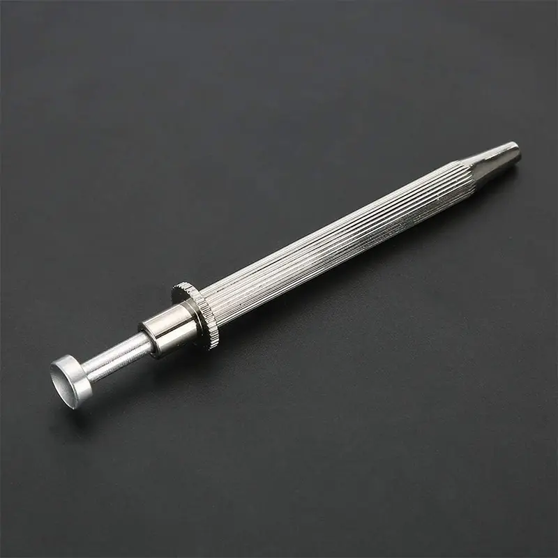 Stainless Steel Jewelry Replacement Tool, DIY Conical Ball Grabber for Studs, Nose Rings, Lip Piercings, Non-Screw Insert Kit, Professional Clamp Set
