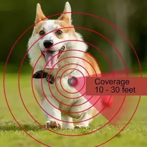 Ultrasonic Pest Repellent Wear on Dog Cat Neck, Pest Control Flea Tick Treatment