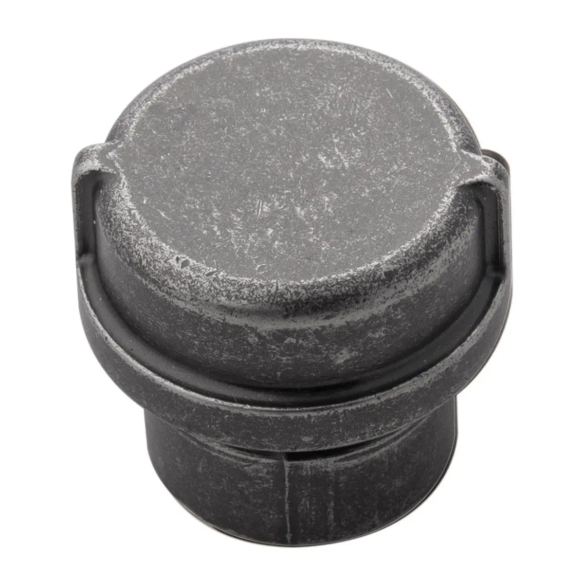212 MAIN Pipeline Cabinet Knob, 1.25 in. Diameter, Black Nickel Vibe, Rustic Finish, Pipeline Type