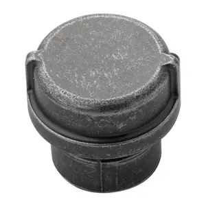 212 MAIN Pipeline Cabinet Knob, 1.25 in. Diameter, Black Nickel Vibe, Rustic Finish, Pipeline Type