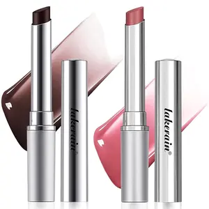 Black & Pink Sheer Tinted Lip Balm - Hydrating Honey Almost Lipstick for All Skin Tones, Moisturizing Nourishing Formula with Natural Black Cherry Tint