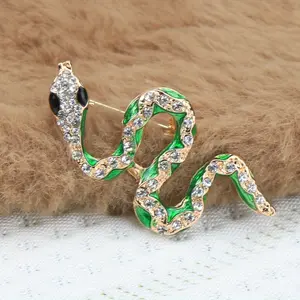 Elegant and Cute Animal Brooch Snake Pin
