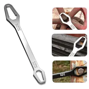 Universal Car Torx Wrench,8-22mm Self-tightening Wrench,Double-head Torx Spanner,Non-Slip Multi-function Wrench for Most Nuts & Bolts Repair,Professional Car Assembly & Disassembly Tool.