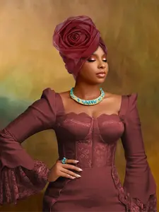 Women's Turban Hat, Fitted Design, Multiple Colors Available, Unique Style for Weddings & Celebrations, All-Season Accessory, Head Wrap