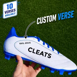 Bible Verse Sticker on Cleats | Customize your Cleats/Boots | 1 Verse