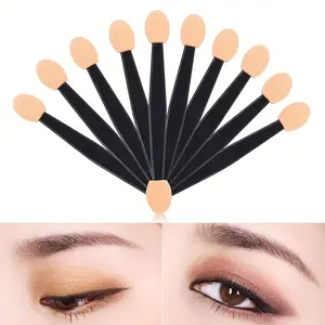 10/30/50pcs Portable Disposable Dual-Head Sponge Eyeshadow Brush, Multi-Functional Makeup Brush Set, 10/30/50 Pieces, Perfect Gift, Makeup Brushes Set