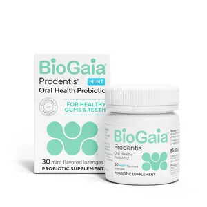 BioGaia Prodentis | Oral Probiotics | Promotes Healthy Gums & Teeth | Defends Against Bad Breath & Dental Problems | Improves Oral Health | Mint Flavored | 30 Dental Probiotic Lozenges