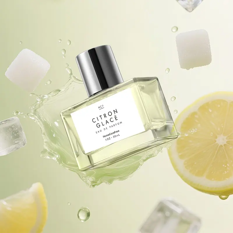 New Ice Lemon Perfume, Citrusy Fragrance, Citrus & Lime Refreshing Scent, Mint & Eucalyptus Cooling Middle Note, Coconut Sugar & Vanilla Long-Lasting Fragrance